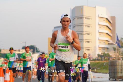 Race photo from BAF LIONS RUN 2024