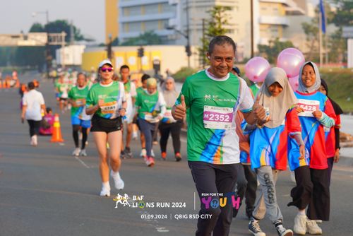 Race photo from BAF LIONS RUN 2024