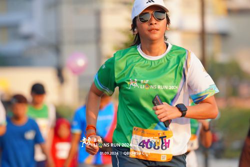 Race photo from BAF LIONS RUN 2024