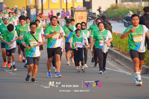 Race photo from BAF LIONS RUN 2024