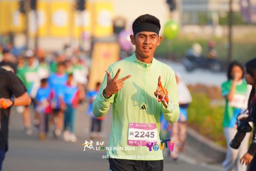 Race photo from BAF LIONS RUN 2024