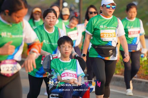 Race photo from BAF LIONS RUN 2024