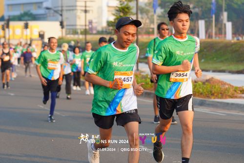 Race photo from BAF LIONS RUN 2024