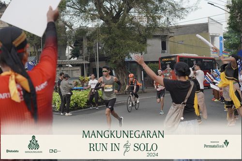 Race photo from Mangkunegaran Run 2024