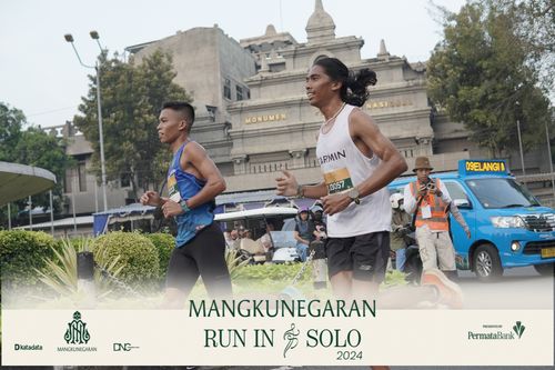 Race photo from Mangkunegaran Run 2024