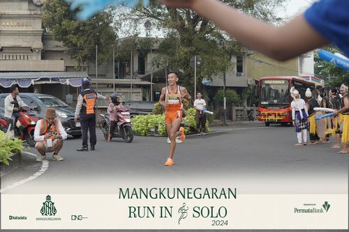 Race photo from Mangkunegaran Run 2024