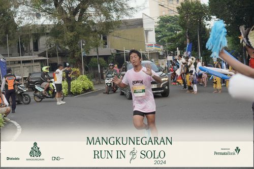 Race photo from Mangkunegaran Run 2024