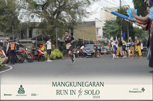 Race photo from Mangkunegaran Run 2024