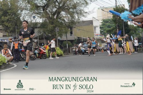 Race photo from Mangkunegaran Run 2024