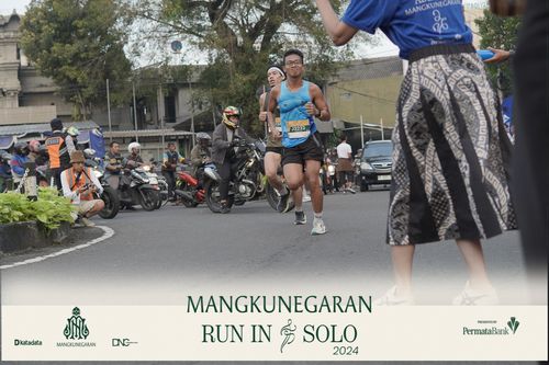 Race photo from Mangkunegaran Run 2024