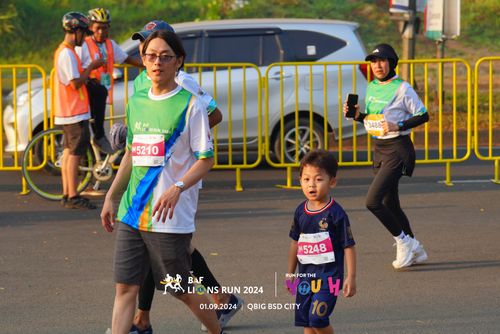 Race photo from BAF LIONS RUN 2024