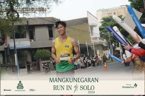 Race photo from Mangkunegaran Run 2024