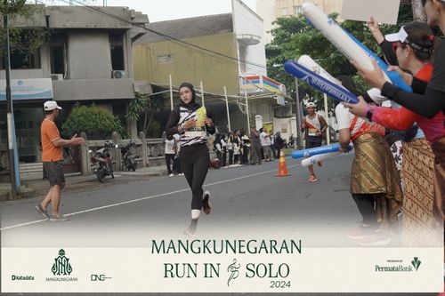 Race photo from Mangkunegaran Run 2024