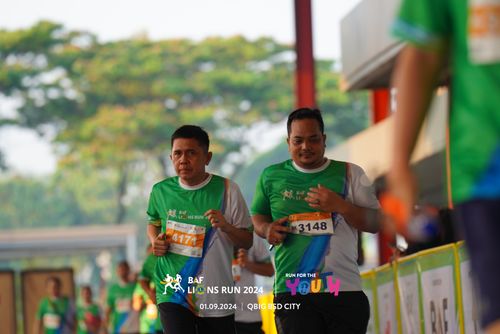 Race photo from BAF LIONS RUN 2024