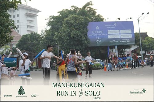Race photo from Mangkunegaran Run 2024