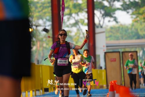 Race photo from BAF LIONS RUN 2024