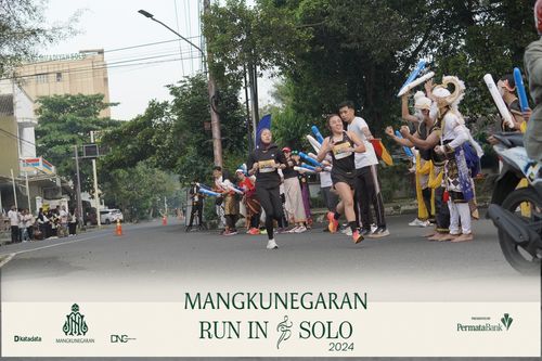 Race photo from Mangkunegaran Run 2024