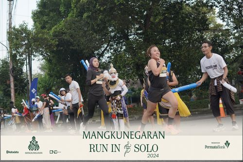 Race photo from Mangkunegaran Run 2024