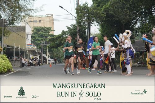Race photo from Mangkunegaran Run 2024