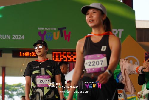Race photo from BAF LIONS RUN 2024