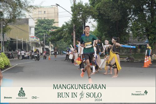 Race photo from Mangkunegaran Run 2024