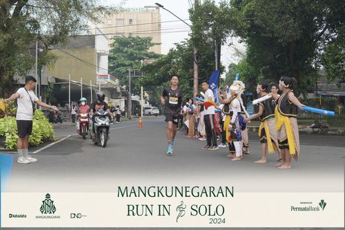 Race photo from Mangkunegaran Run 2024