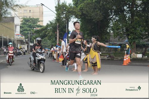 Race photo from Mangkunegaran Run 2024