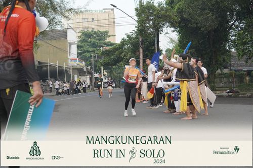 Race photo from Mangkunegaran Run 2024