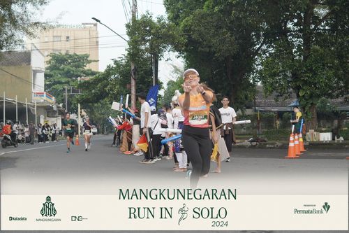 Race photo from Mangkunegaran Run 2024