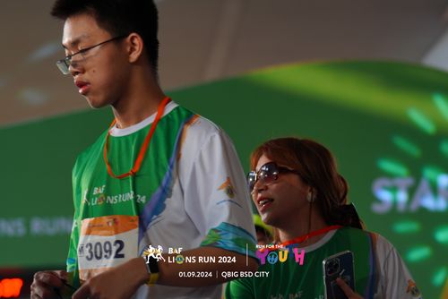 Race photo from BAF LIONS RUN 2024