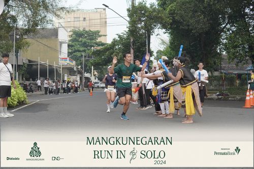 Race photo from Mangkunegaran Run 2024