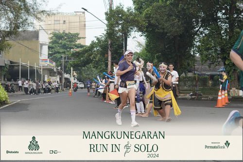 Race photo from Mangkunegaran Run 2024