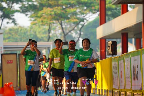 Race photo from BAF LIONS RUN 2024