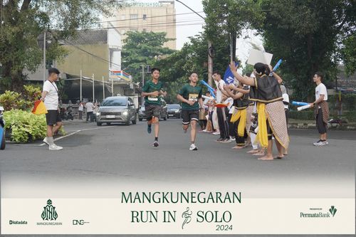 Race photo from Mangkunegaran Run 2024