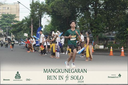 Race photo from Mangkunegaran Run 2024