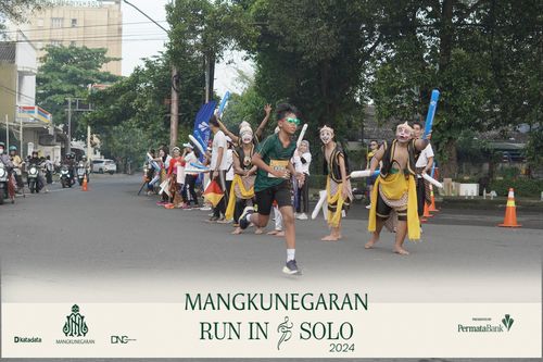 Race photo from Mangkunegaran Run 2024
