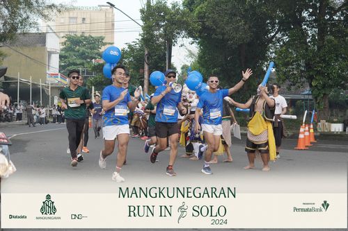 Race photo from Mangkunegaran Run 2024
