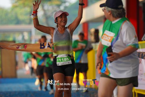 Race photo from BAF LIONS RUN 2024