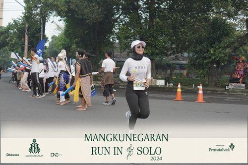 Race photo from Mangkunegaran Run 2024