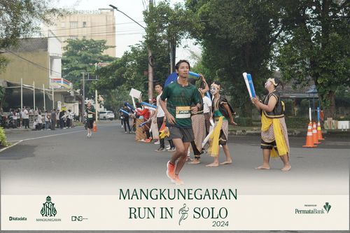 Race photo from Mangkunegaran Run 2024