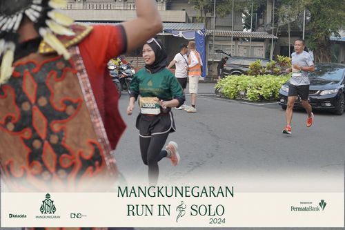 Race photo from Mangkunegaran Run 2024