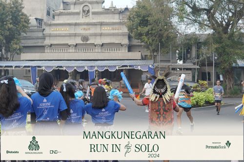 Race photo from Mangkunegaran Run 2024