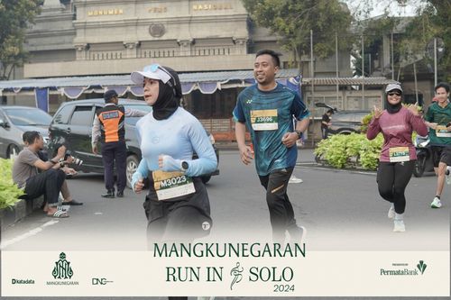 Race photo from Mangkunegaran Run 2024