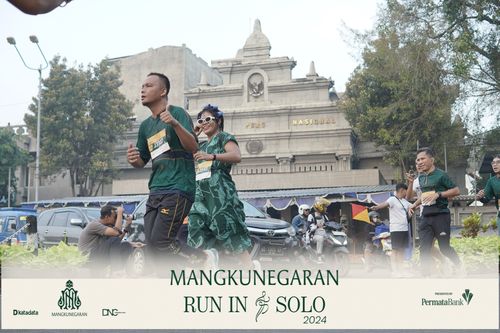 Race photo from Mangkunegaran Run 2024