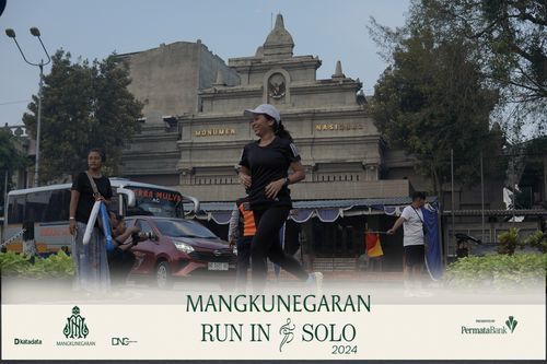 Race photo from Mangkunegaran Run 2024