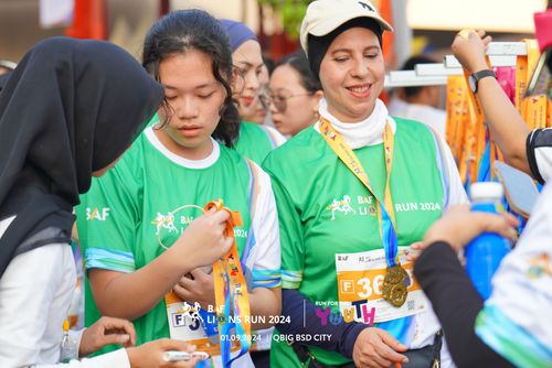 Race photo from BAF LIONS RUN 2024