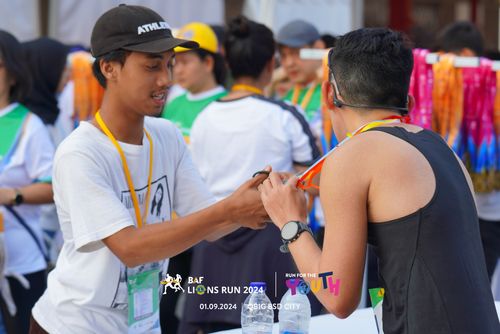 Race photo from BAF LIONS RUN 2024
