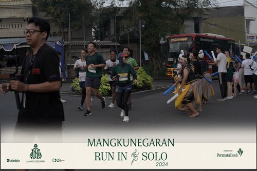 Race photo from Mangkunegaran Run 2024