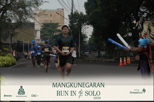 Race photo from Mangkunegaran Run 2024