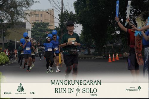 Race photo from Mangkunegaran Run 2024